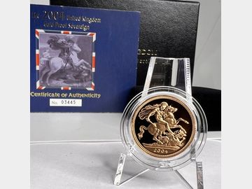 2004 ELIZABETH II PROOF GOLD SOVEREIGN