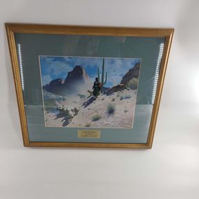 Navajo Shepherdess Ltd Edition Santa Fe Railway Art Collection