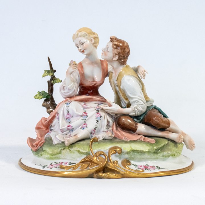 Pareja bucólica Capodimonte