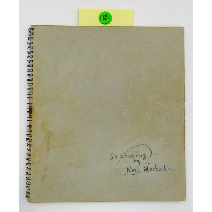 Neil Meitzler Sketchbook 1951 Charcoal on Paper 9.5''x8.5''
