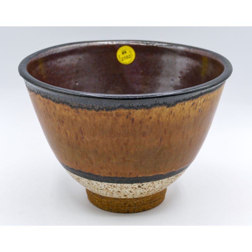 Louis Mideke Brown Pottery Bowl 5.5''