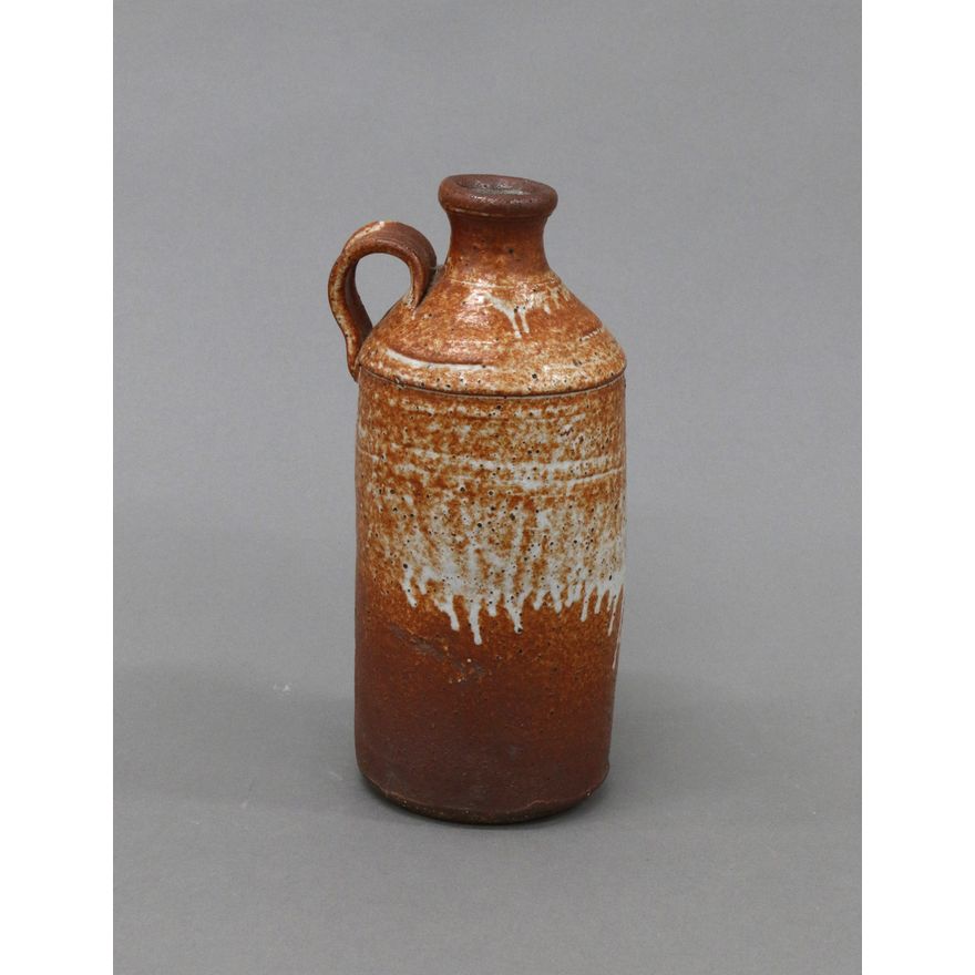 Len Castle - Shino glazed bottle