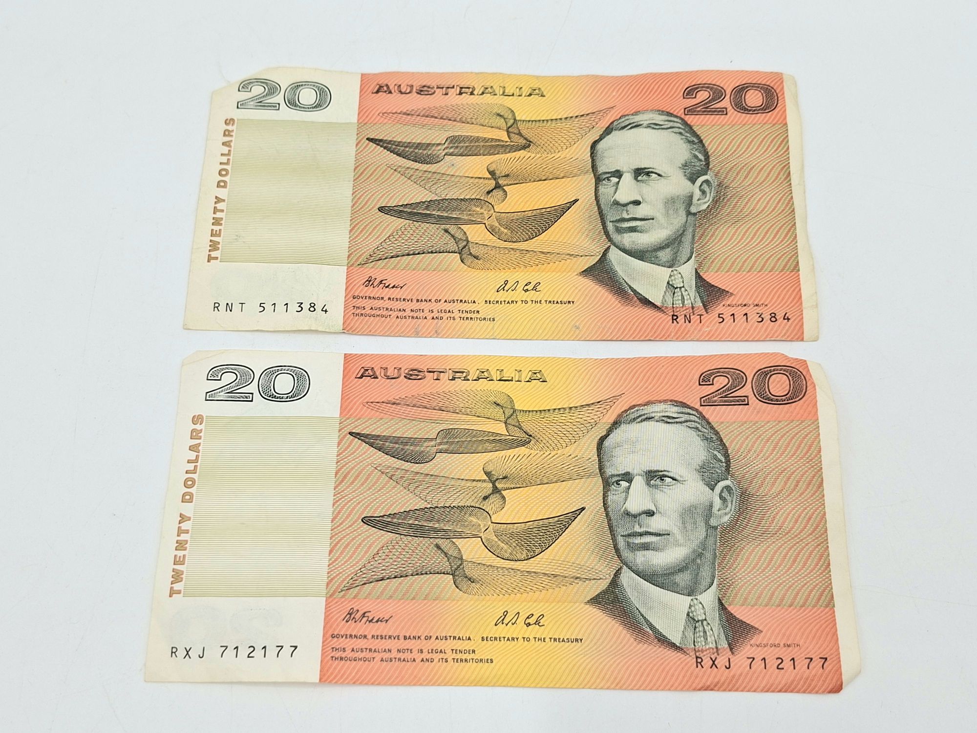 Australian $20 Banknotes