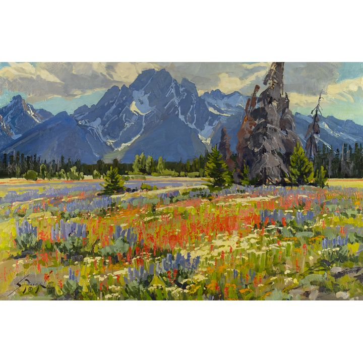 Conrad Schwiering (1916-1986), Moran Meadows, 1985