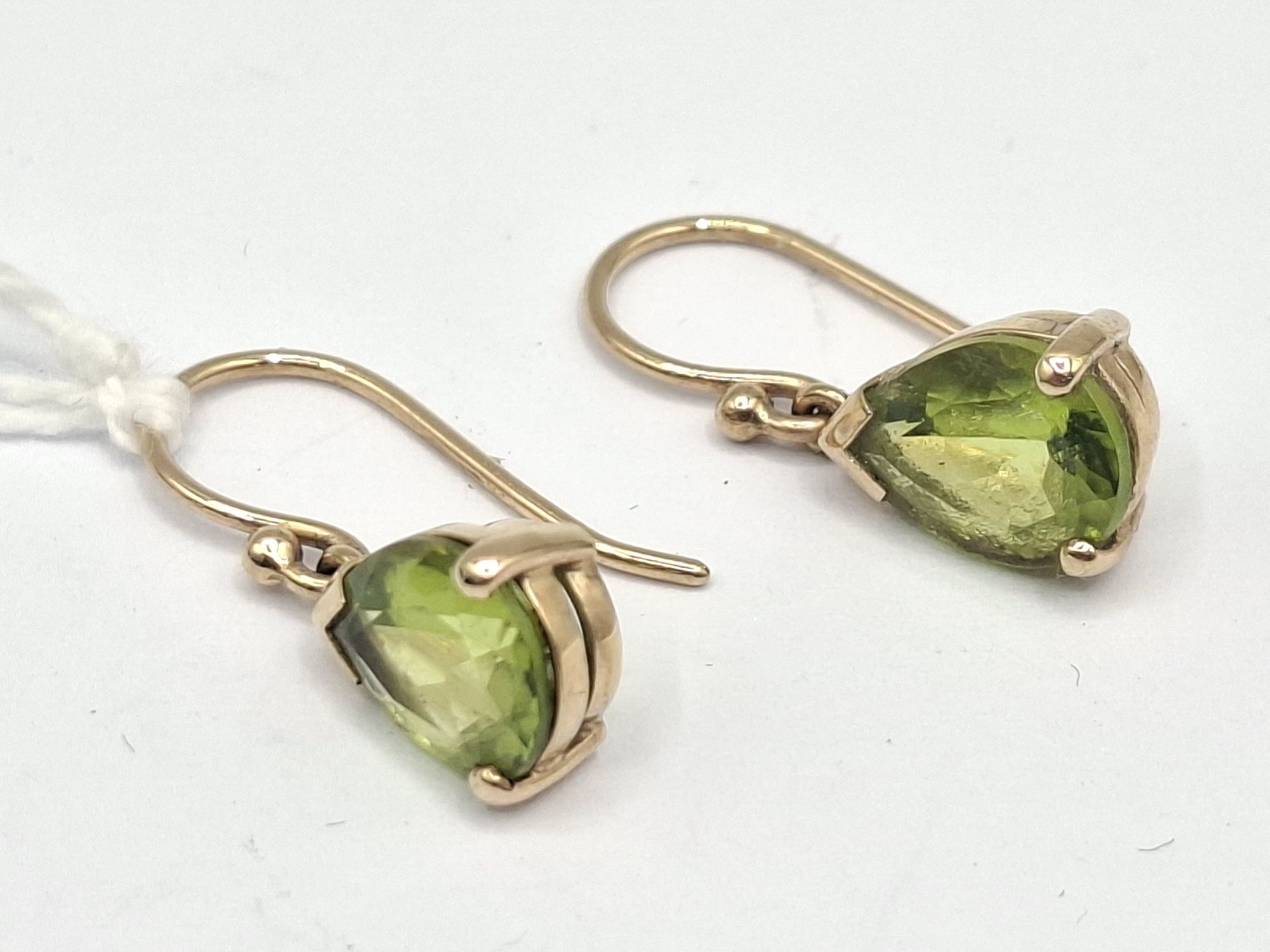 9ct Gold Peridot Earrings