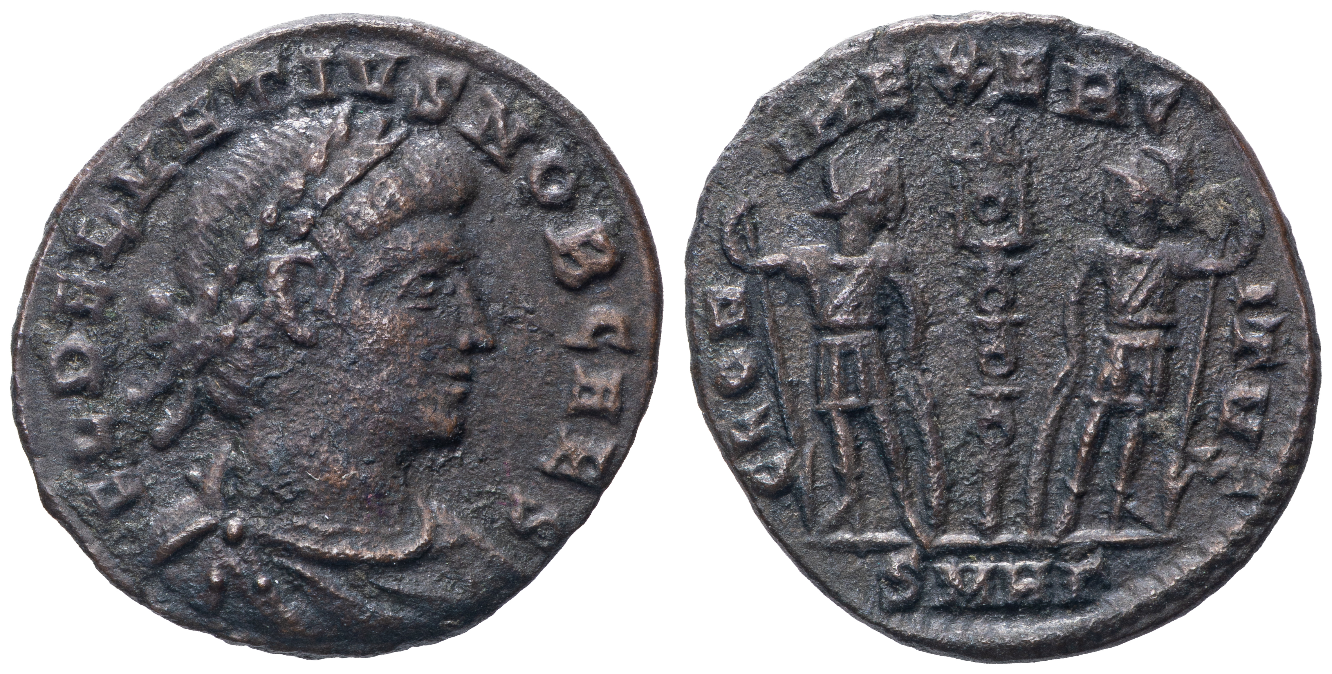 Delmatius, Centenionalis, 335 - 337 AD, aEF