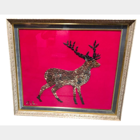 Deer Themed Arrowhead Artwork By Kermit N Lee