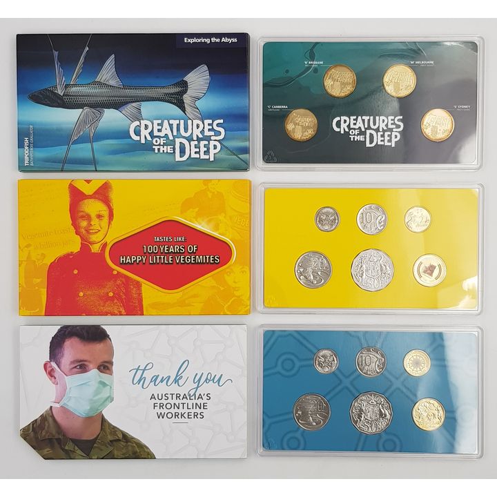 Unc. Coin Sets (x3)