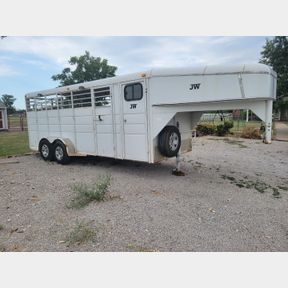 16' JW Stock Trailer with 4' Tack Room and Over Head Compartment