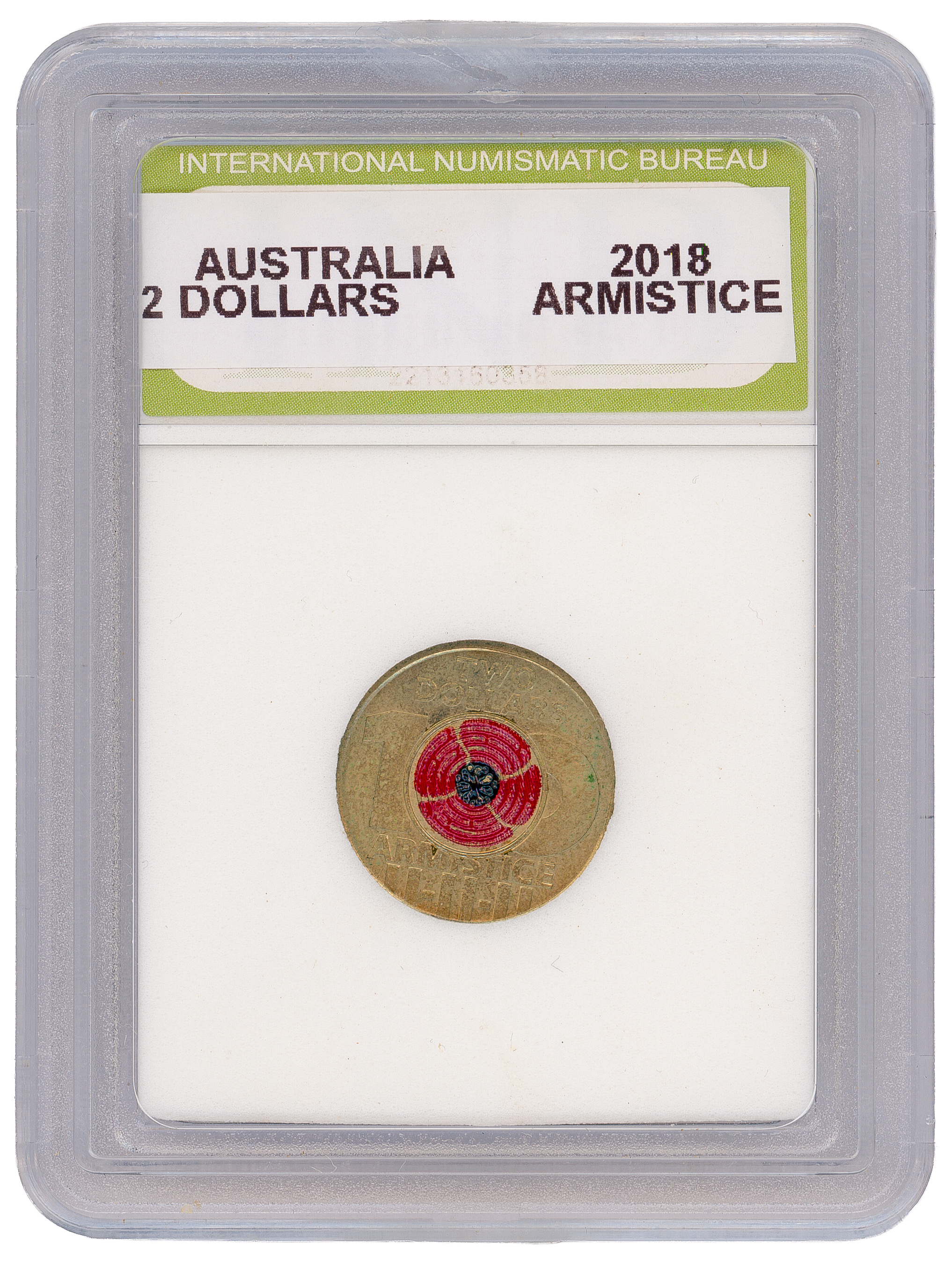 Armistice Centenary, Two Dollar, 2018,