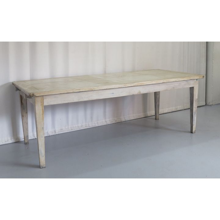 PAINTED EXTENSION DINING TABLE
