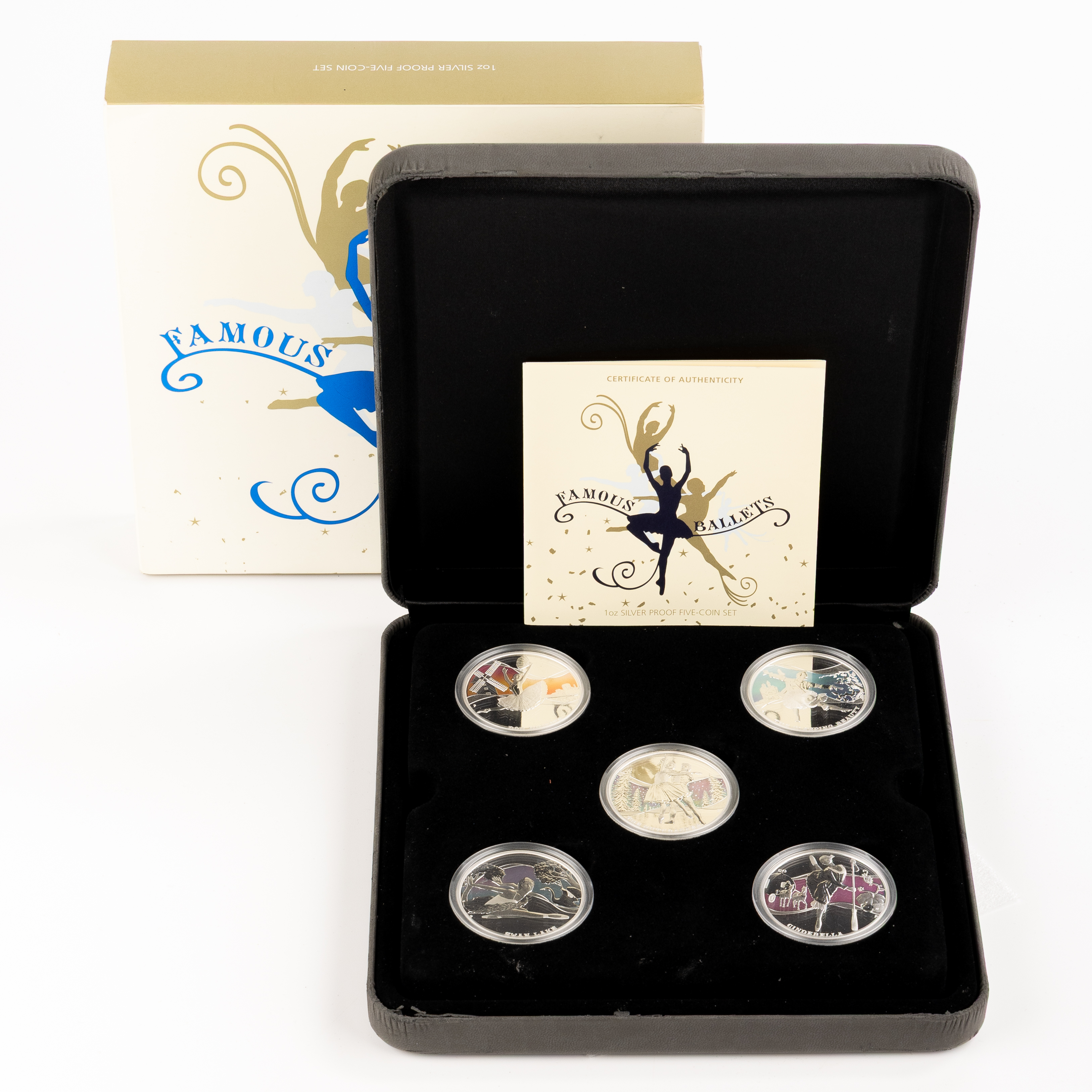 275 · Tuvalu, Perth Mint - Famous Ballets, One Dollar, 2010-P,  FDC