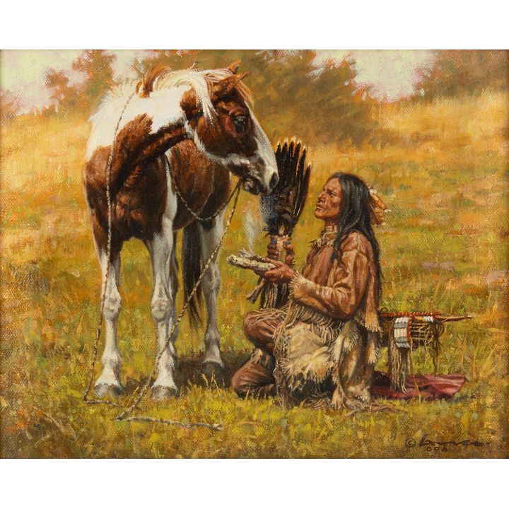 Steven Lang (1960- ), Buffalo Pony Medicine