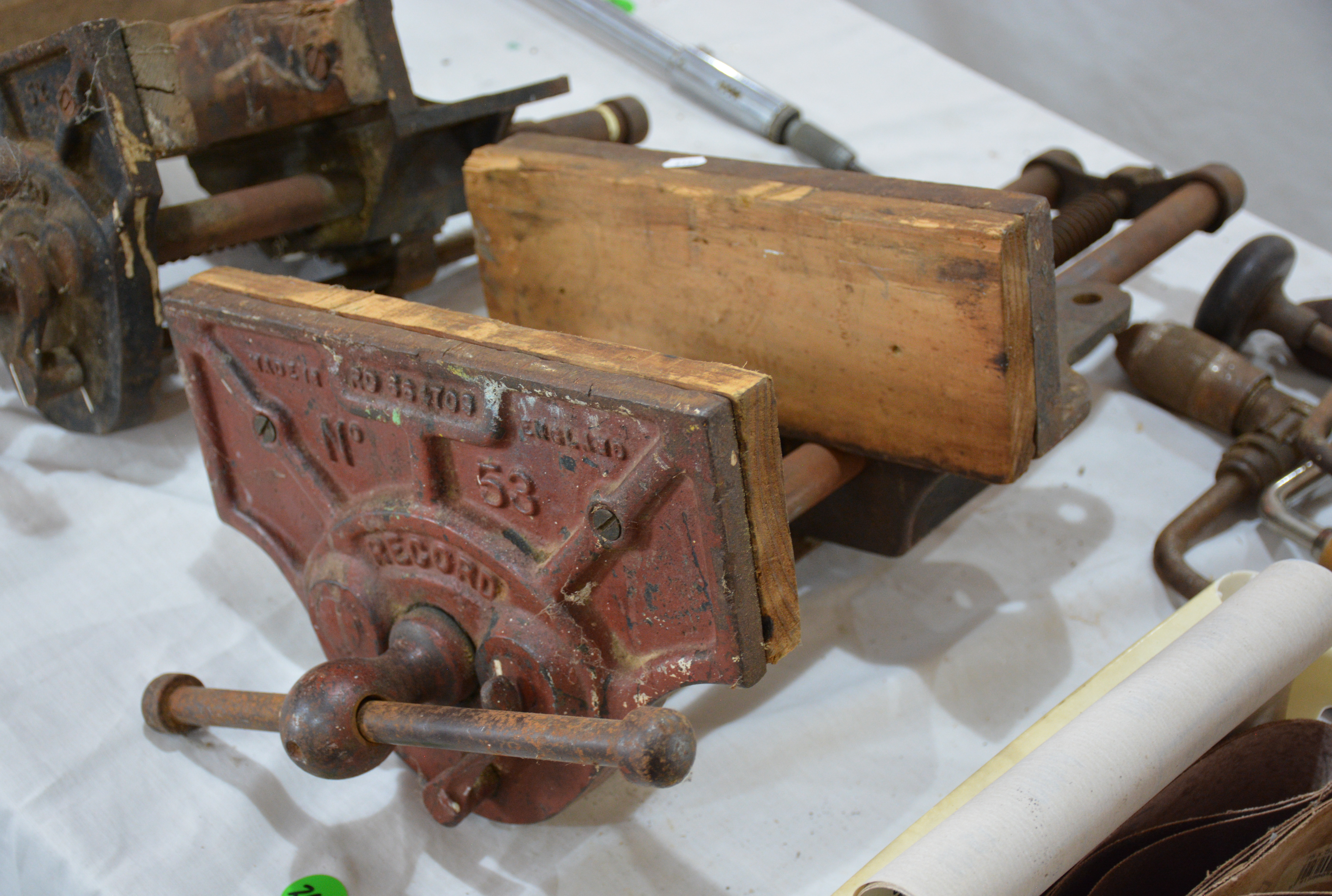 No. 53 Record Bench Vice — sold at auction in New Zealand for $80