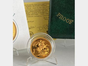 1980 ELIZABETH II PROOF GOLD SOVEREIGN