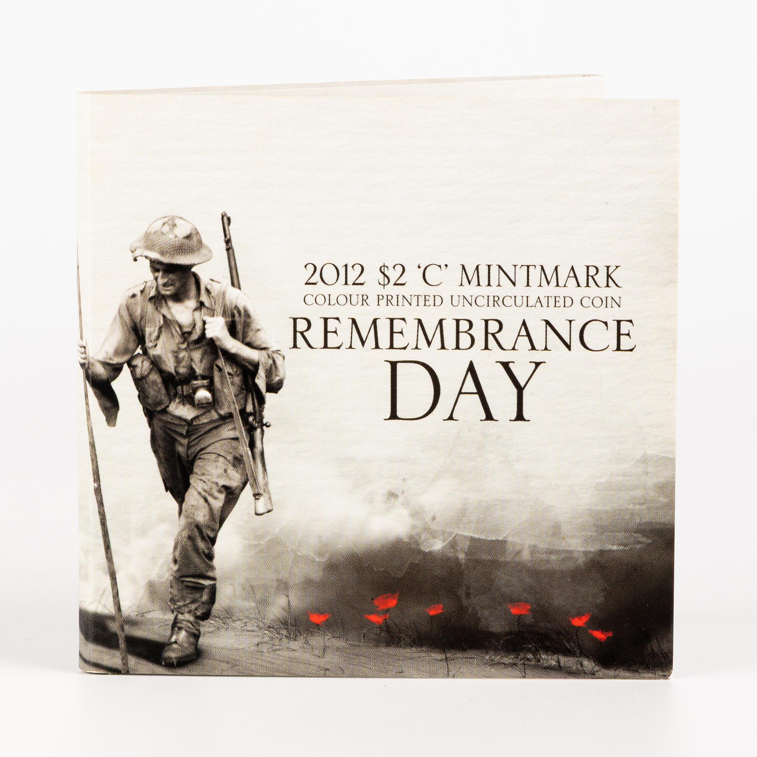 Elizabeth II, RAM - Remembrance Day Red Poppy, Two Dollars, 2012-C, UNC