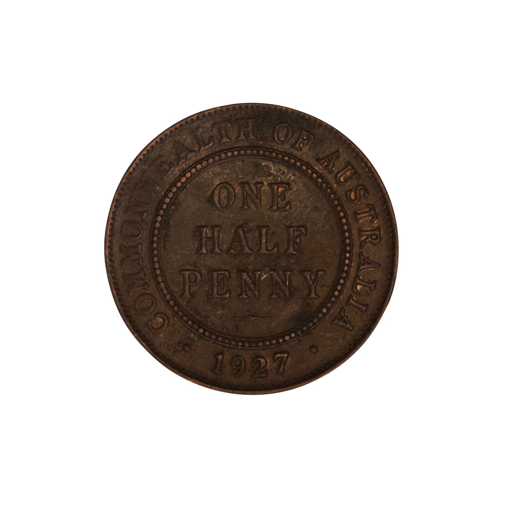 George V, Halfpenny, 1927, EF