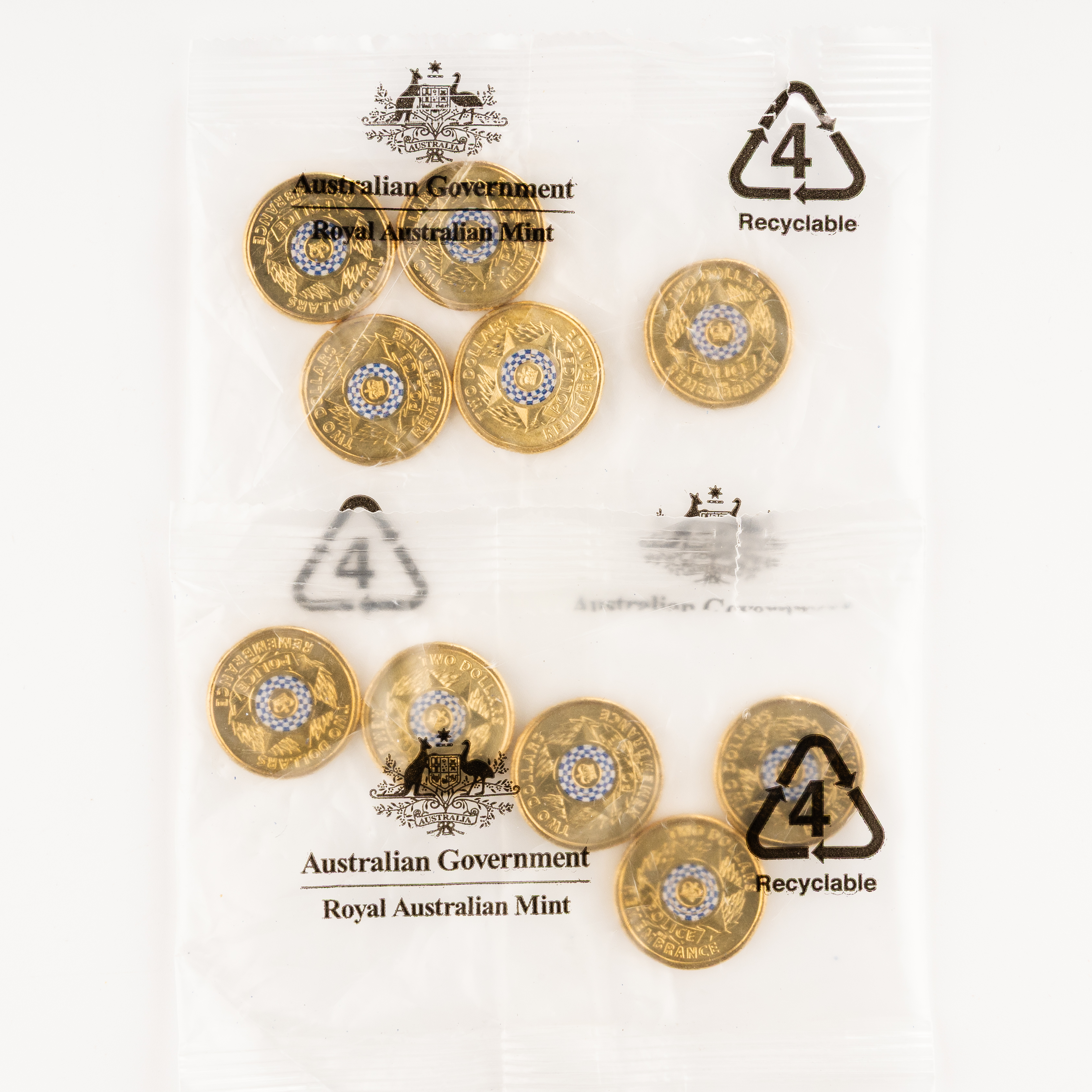 Elizabeth II, RAM - Police Remembrance, Two Dollars, 2019, UNC