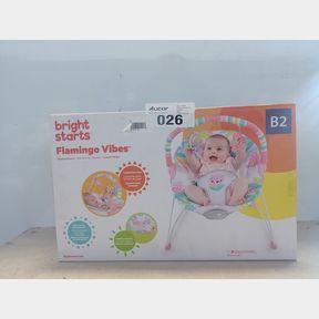 BRIGHT STARTS FLAMINGO VIBES VIBRATING BOUNCER -