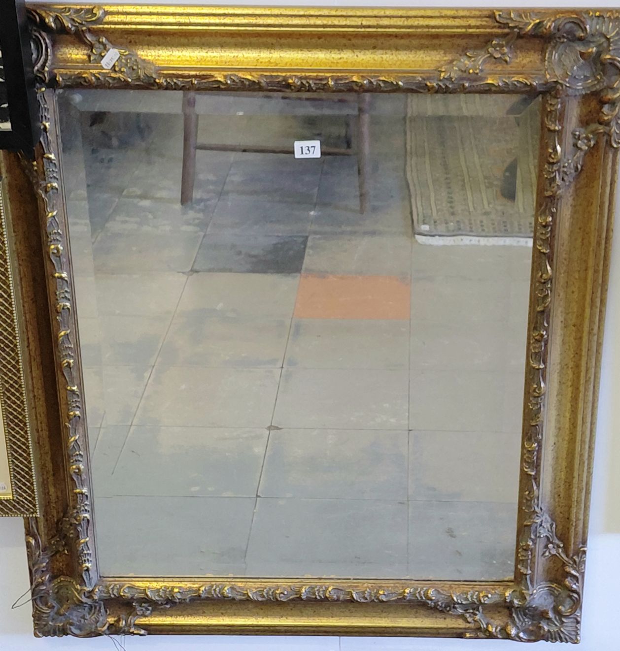 137 · DECORATIVE WALL MIRROR