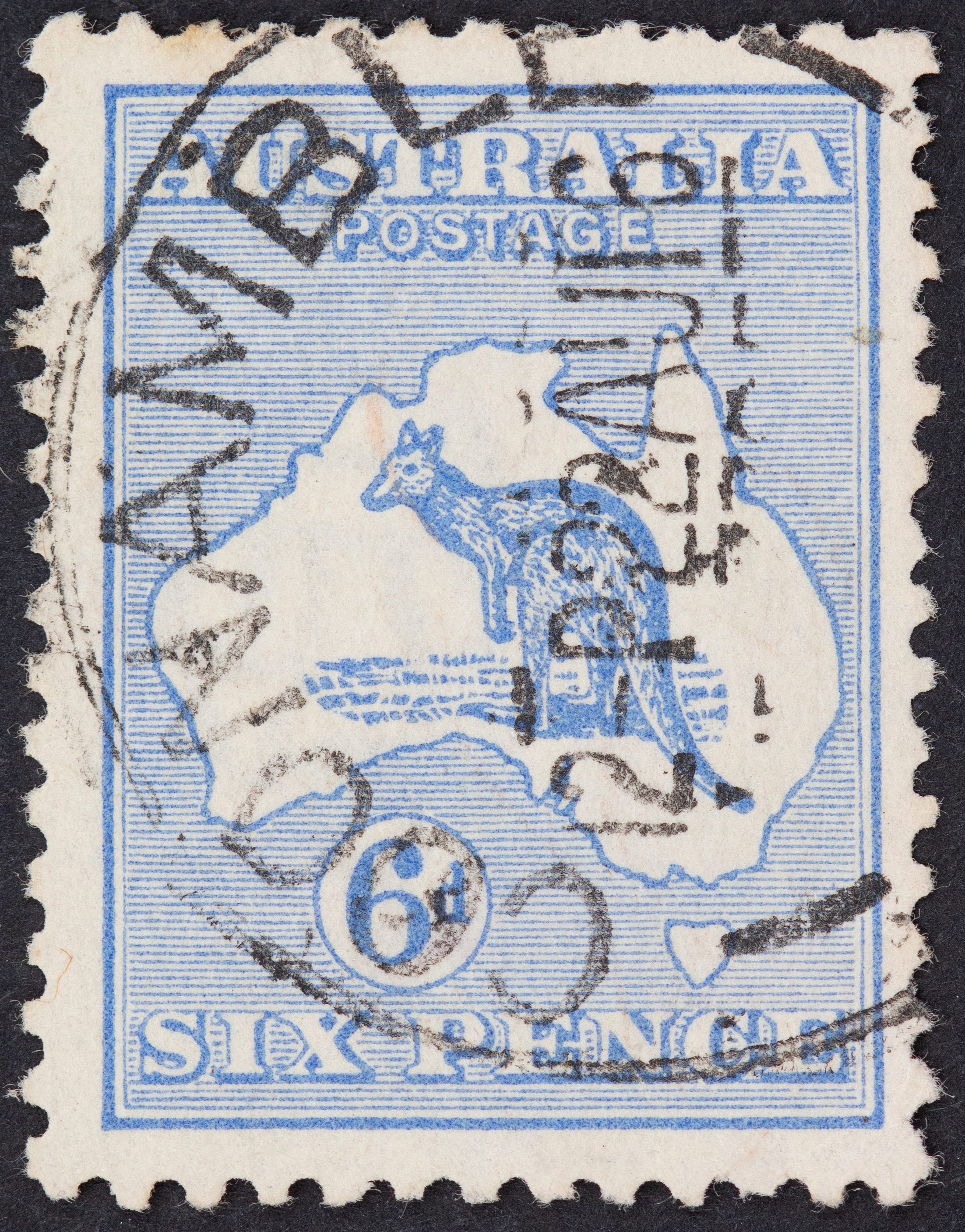 Third Watermark (Inverted), Sixpence, 1915, Good