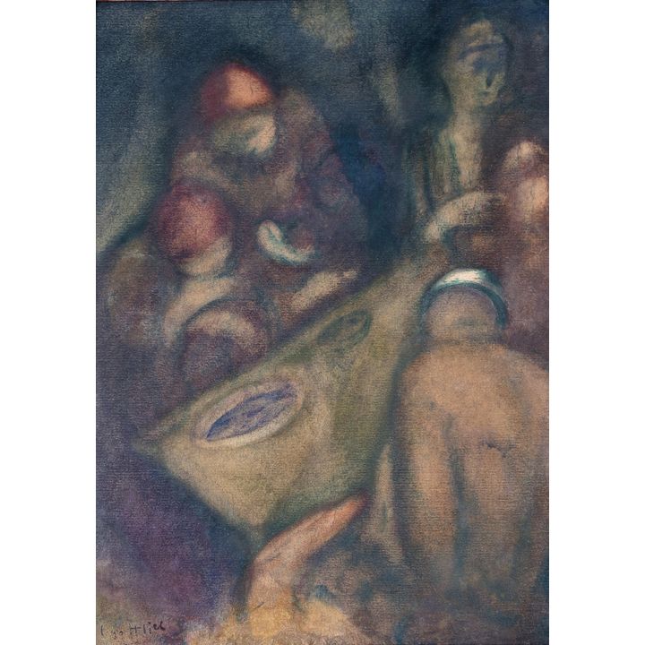 Leopold Gottlieb | Posiłek, ok. 1927