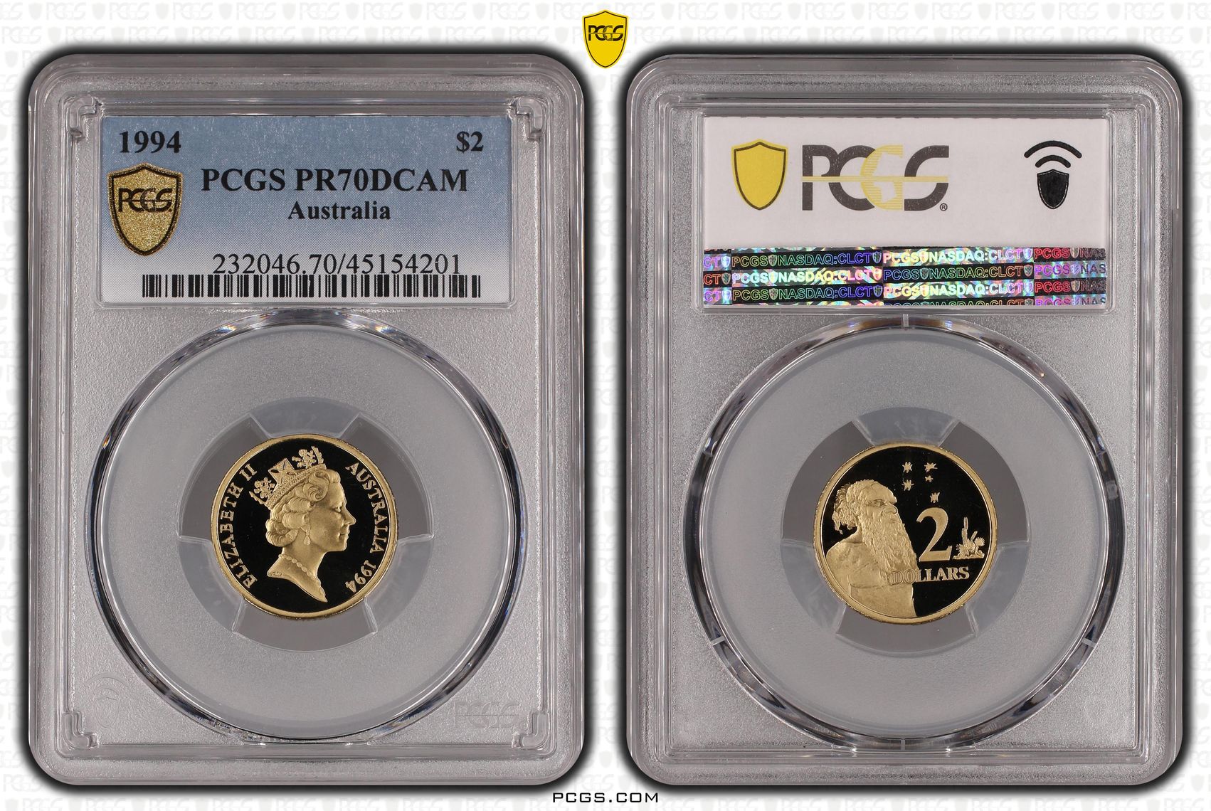 Elizabeth II, Two Dollar, 1994, PCGS PR 70DCAM
