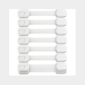 Babeniq Cupboard Safety Locks for Babies - 10 Pack Adjustable Strap Locks --51719/55 B1 (S1)