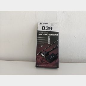 VOLKANO APPEND SERIES VGA MALE TO HDMI FEMALE CONVERTER
