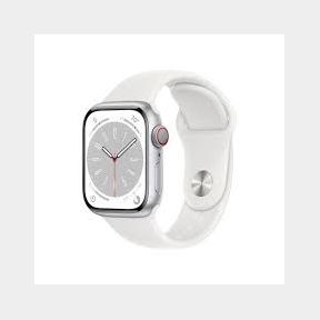 Apple Watch Series 8 GPS (41mm) Aluminium with Sport Band - Silver | SM 51718/3153 HV B1 (S9)