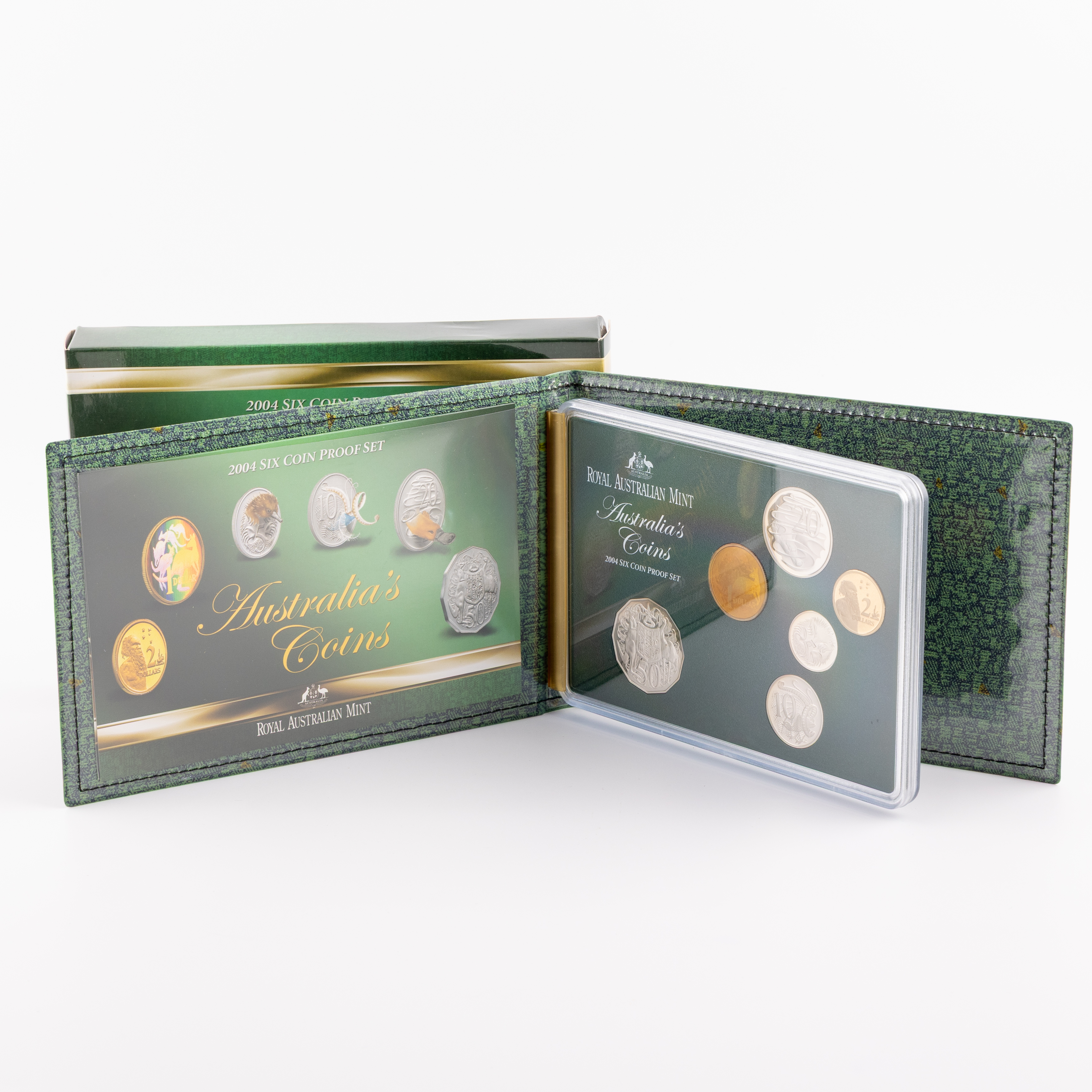 Elizabeth II, Five Cents - Two Dollars, 2004, FDC