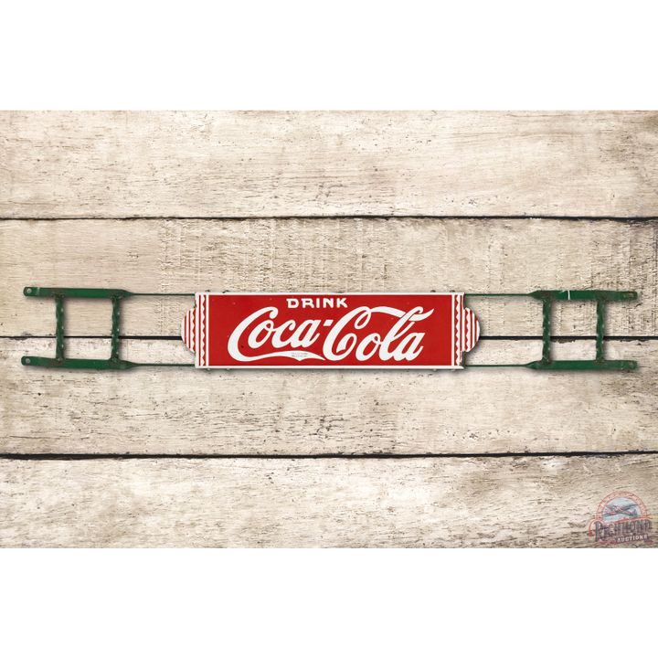 Drink Coca Cola Adjustable Porcelain Door Push Sign