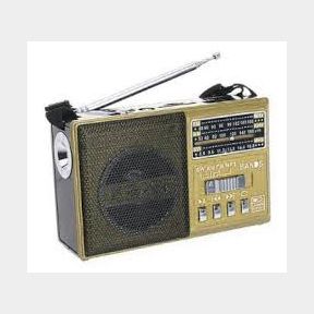 FM/AM/SW 3Band Radio SD/USB MP3 Player Rechargeable Led Torch XB-324URT - Gold-Bar 9902057943099- 51745/26227