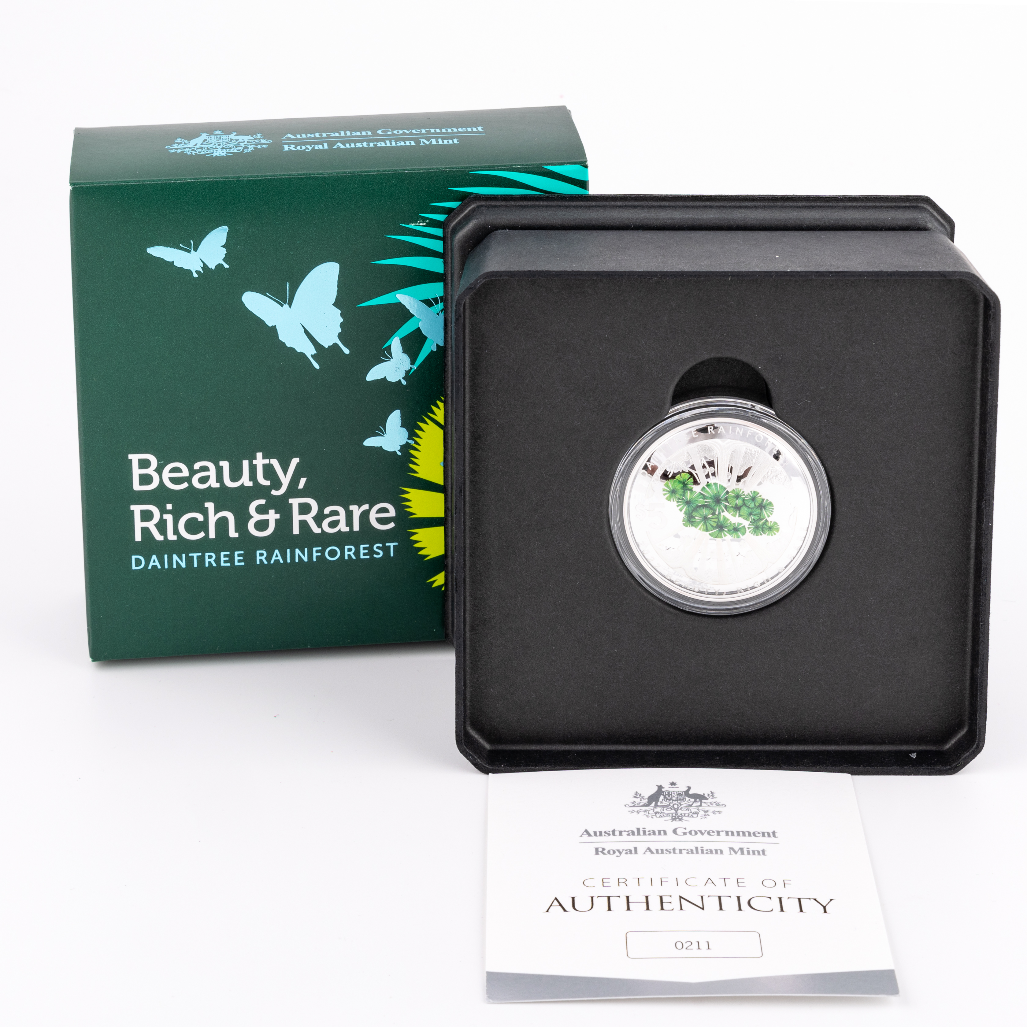 Elizabeth II, Beauty, Rich & Rare - Daintree Rainforest, Five Dollars, 2022, FDC