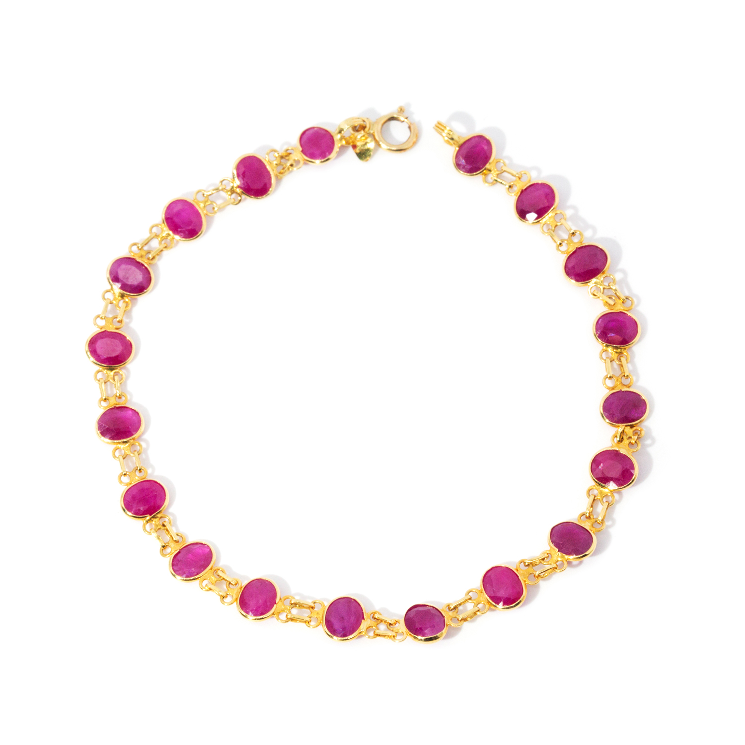 18ct Gold Ruby Bracelet