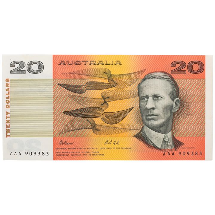 Fraser/Cole, Twenty Dollars, 1991, UNC