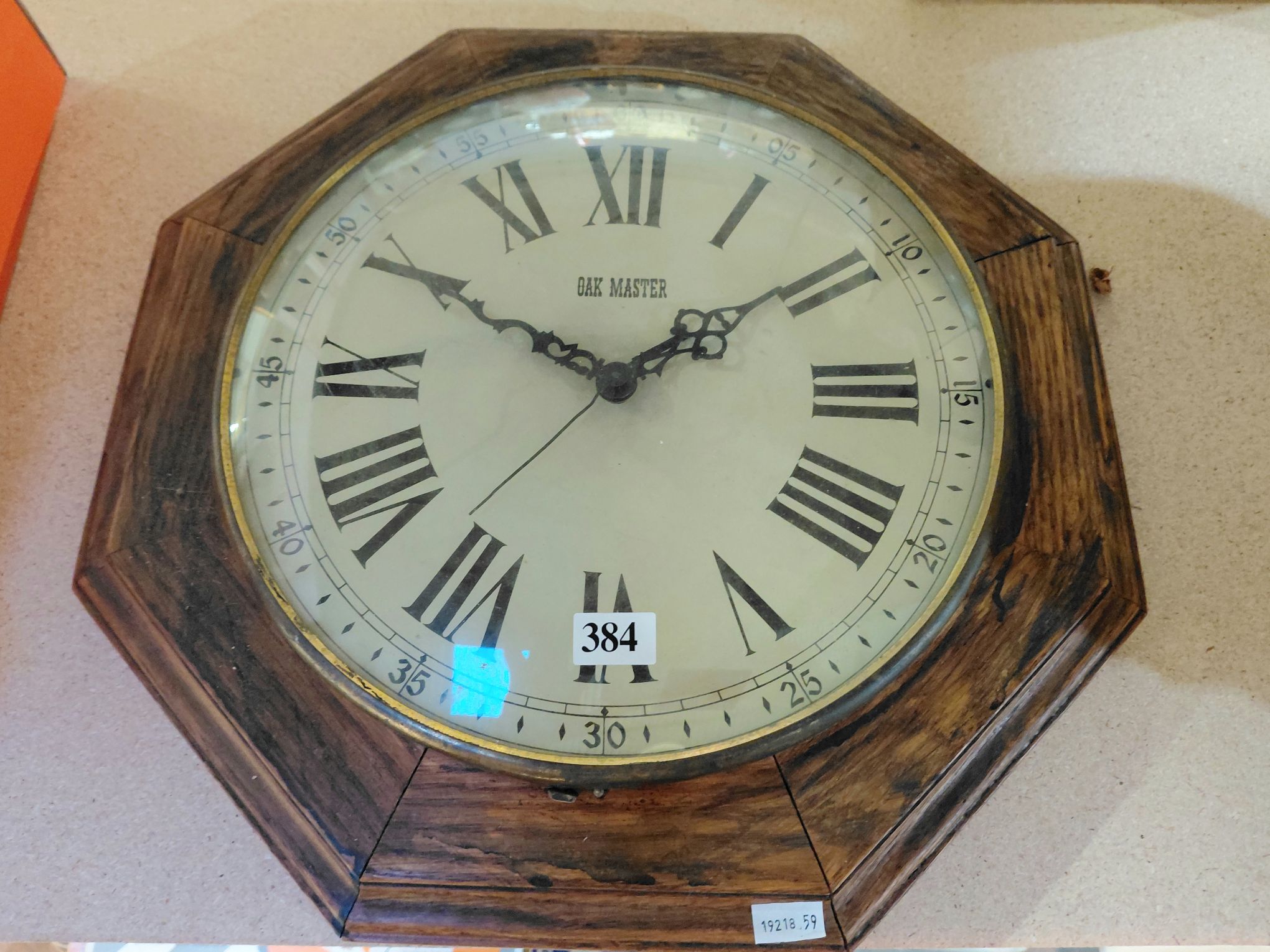 384 · OAK MASTER WALL CLOCK