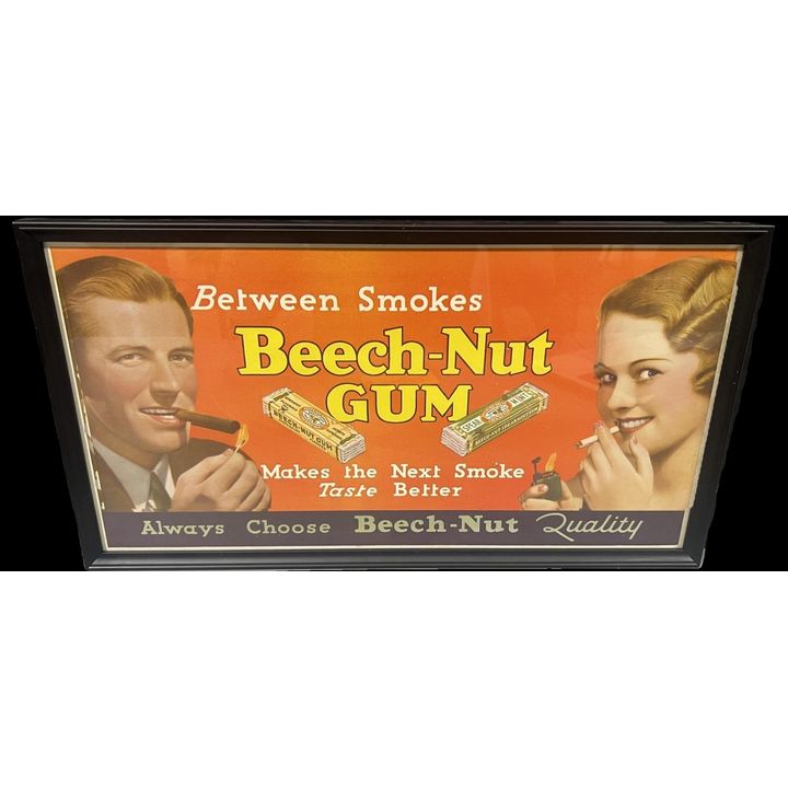Beech-Nut Gum Makes The Next Smoke Taste Better