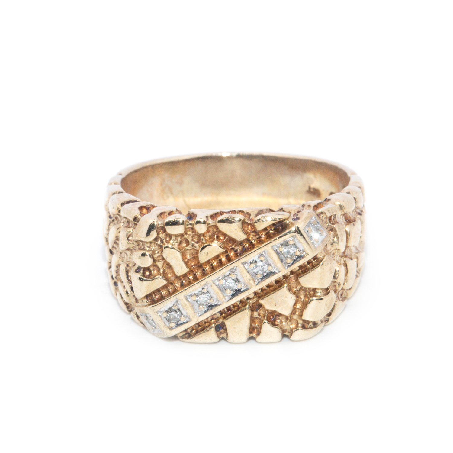 Diamond 9ct Gold Ring