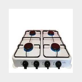 DIGIMARK White 4 Plate Gas Stove With Fittings-51484/5852 (D) AS B6 (S4)