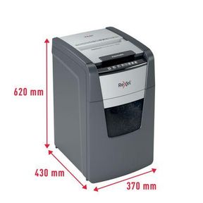 Rexel Optimum AutoFeed+ 150 Sheet Automatic Cross Cut P4 Paper Shredder Black A4 (210 mm x 297 mm) DEFECTIVE