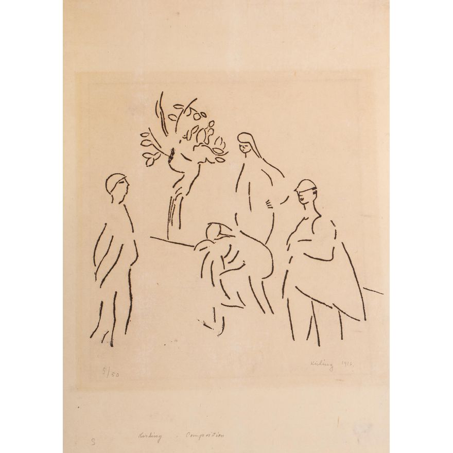 Mojżesz Kisling | Kompozycja, 1916 r.