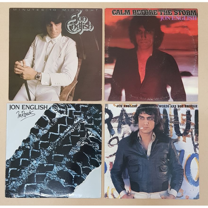 Jon English Vinyl records (x4)