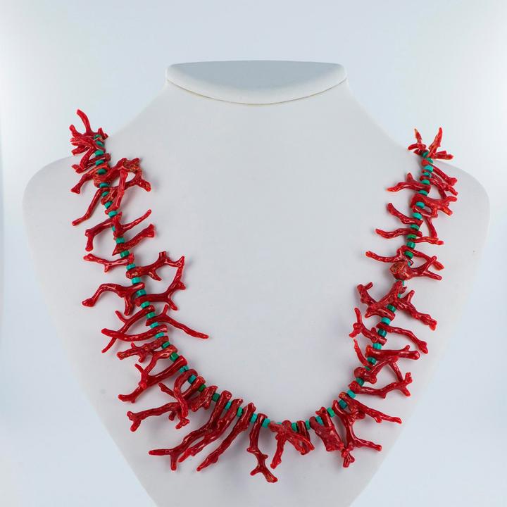 Angelskin Branch Coral Necklace 