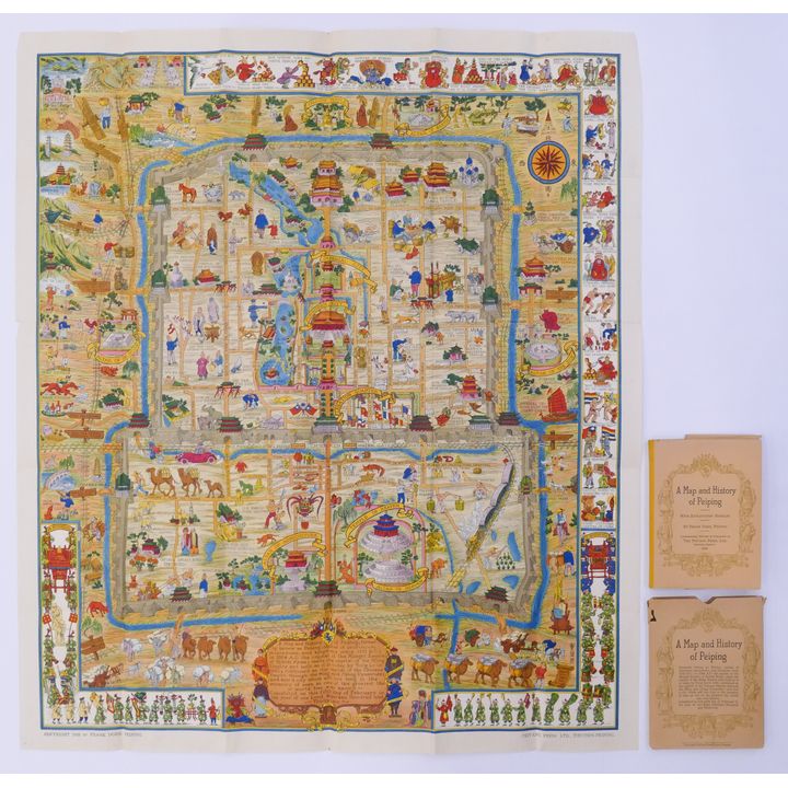 Frank Dorn, A Map and History of Peiping, 1936