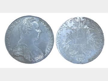 MARIA THERESA THALER 1780 RESTRIKE AUSTRIAN COIN