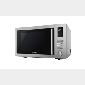 SMEG MOE25X MICROWAVE OVEN WITH GRILL - 25L - STAINLESS STEEL - 60CM COMBINATION COUNTER TOP MICROWAVE OVEN