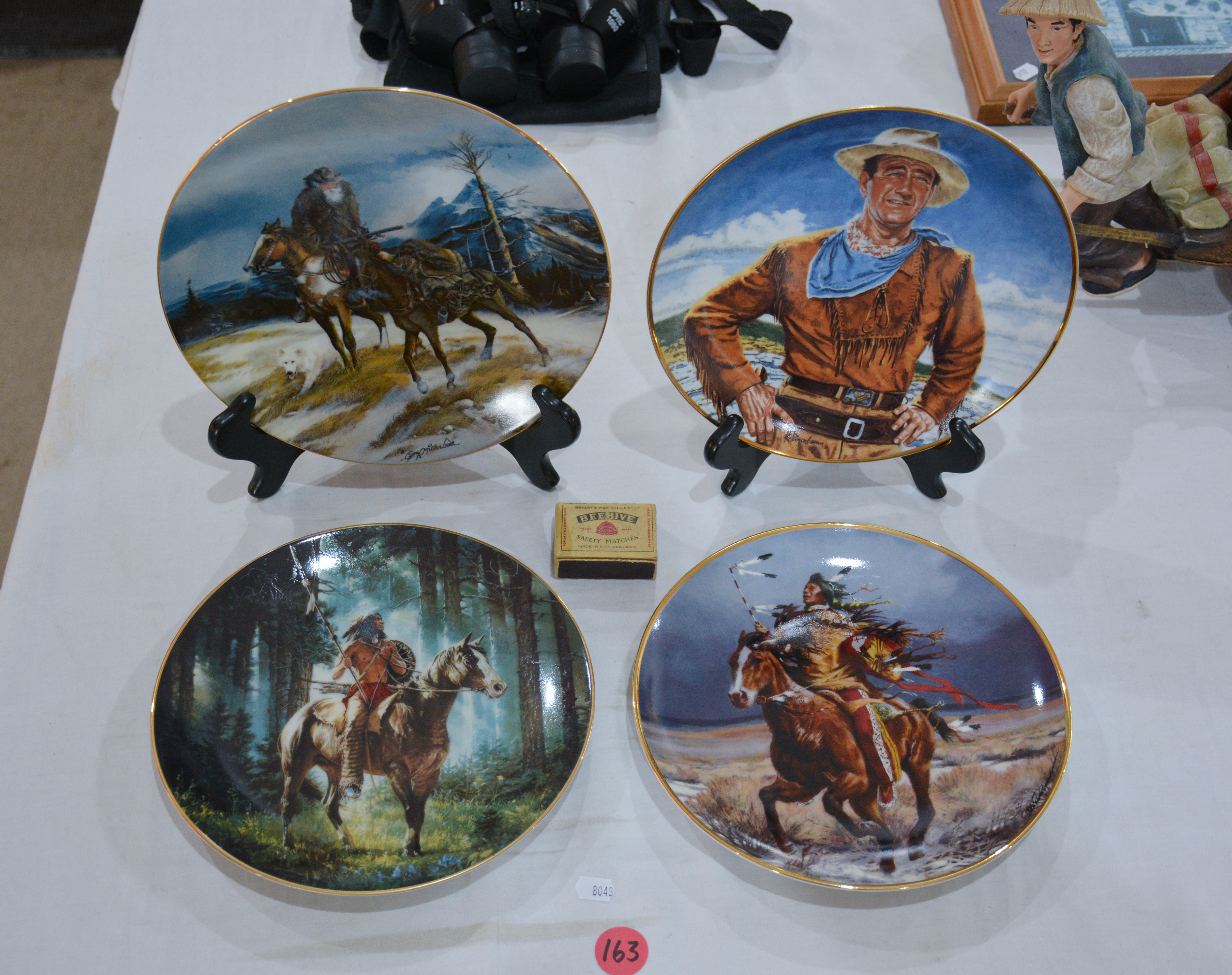 Limited Edition Signed Art Plates x 4 — NZ auction result