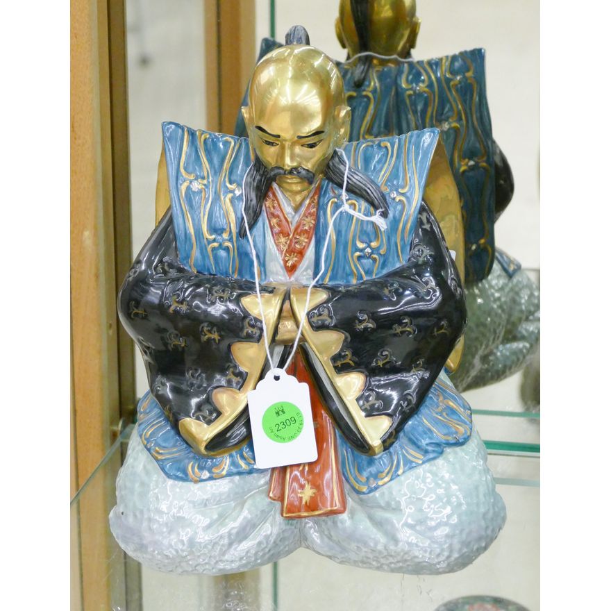 Edoardo Tasca Italian Limited Edition Asian Porcelain Figure 10''