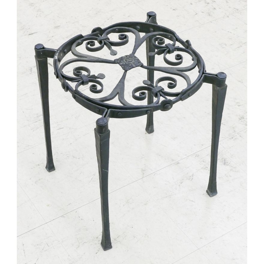 Scott Szloch Wrought Iron Side Table 2001 Steel